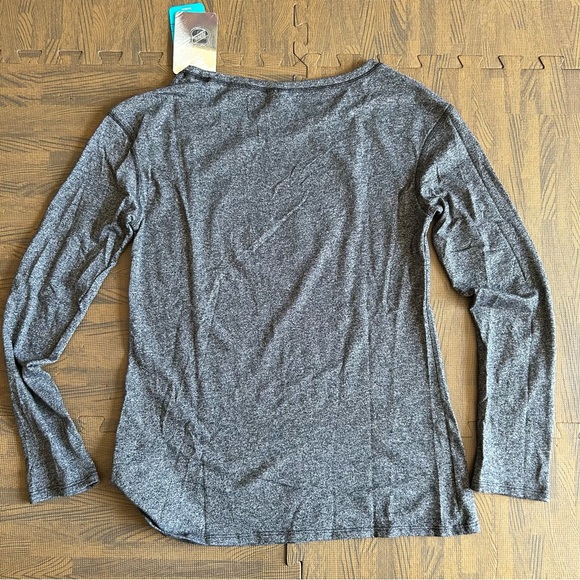 NWT | NHL Reebok | Pittsburgh Penguins Long Sleeve | Heather Gray |  Small - Picture 4 of 12
